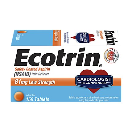 Ecotrin Low Dose 81 Mg Tablets - 150 Count - Image 2