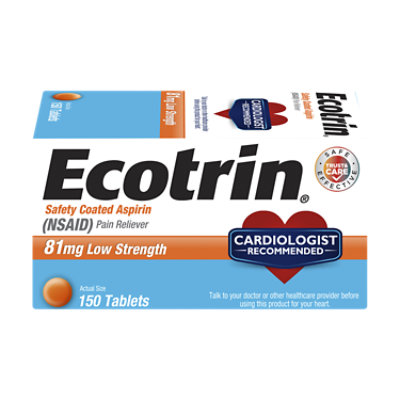 Ecotrin Low Dose 81 Mg Tablets - 150 Count - Image 1