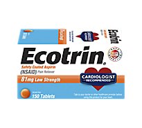 Ecotrin Low Dose 81 Mg Tablets - 150 Count
