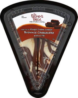 The Fathers Table Brownie Cheesecake - Each - Image 2