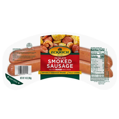 Eckrich Skinless Smoked Sausage - 14 Oz - Image 2