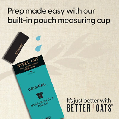 Better Oats Steel Apples & Cinnamon Quick Cooking Oatmeal - 12.3 Oz - Image 5