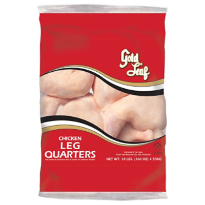 Gold Leaf Chicken Leg Quarters Bag - 10 Lb