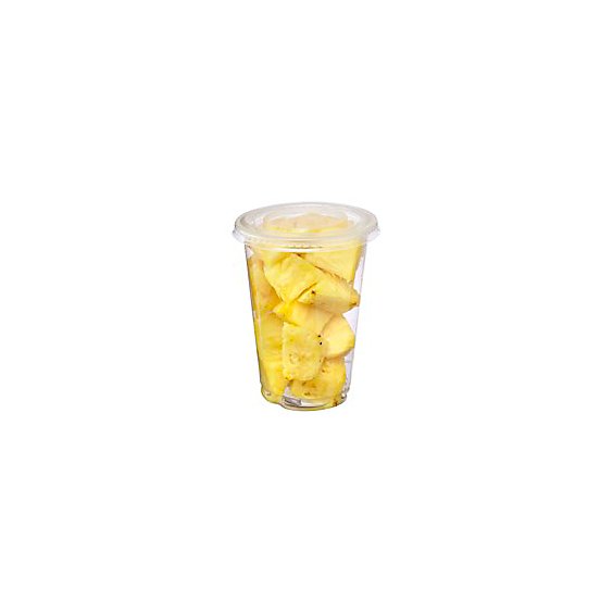 Fresh Cut Fruit Cup Pineapple Cup - 8 Oz (200 Cal)