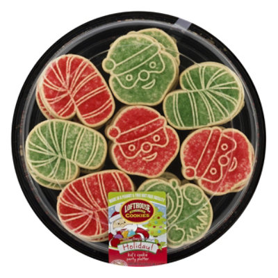 Bakery Cookie Party Platter Kids Holiday - Each