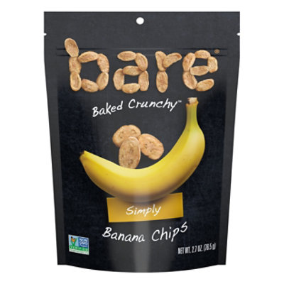 Bare Foods Banana Chips Crunchy Simply - 2.7 Oz - Image 3