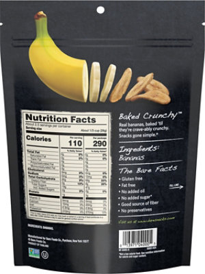 Bare Foods Banana Chips Crunchy Simply - 2.7 Oz - Image 6