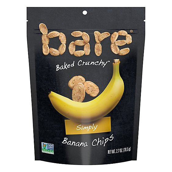 Bare Foods Banana Chips Crunchy Simply - 2.7 Oz