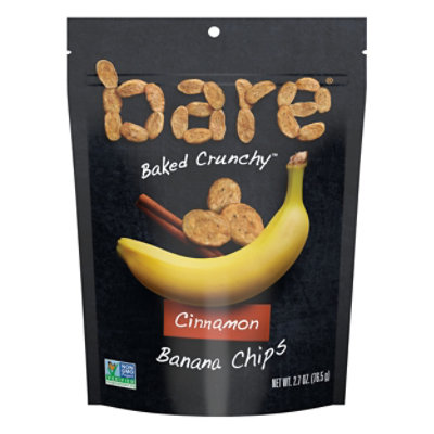 Bare Foods Banana Chips Cinnamon - 2.7 Oz