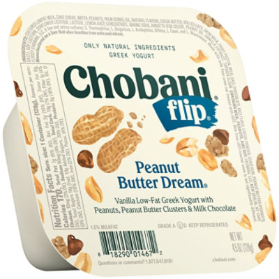 Chobani Flip Chocolate Peanut Butter Dream Low-Fat Greek Yogurt - 4.5 Oz - Image 1