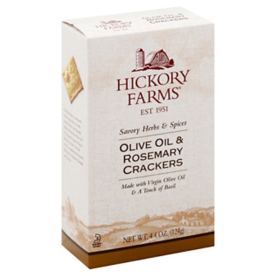 Hickory Farms Crackers Olive Oil & Herb - 4.4 Oz