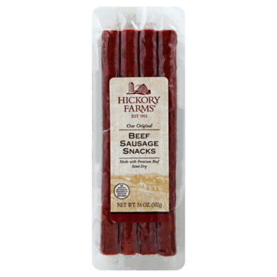 Hickory Farms Sausage Snacks Orig Beef - 3.6 Oz