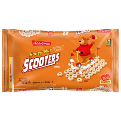 Malt-O-Meal Cereal Scooters Honey Nut Super Size - 39 Oz