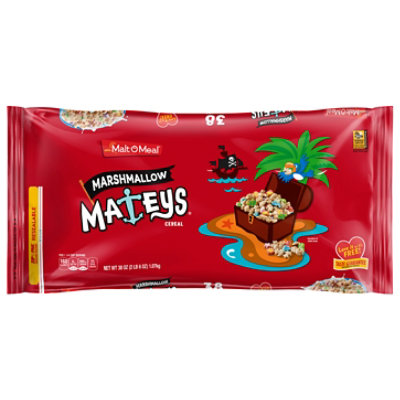Malt-O-Meal Cereal Marshmallow Mateys Super Size - 38 Oz