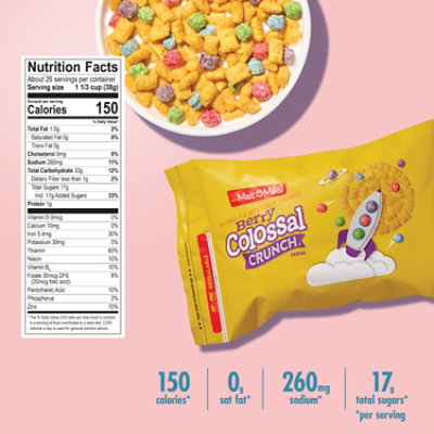 Malt-O-Meal Cereal Berry Colossal Crunch Super Size! - 34.5 Oz - Image 5