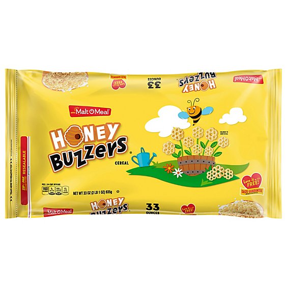 Malt-O-Meal Cereal Honey Buzzers Super Size - 33 Oz