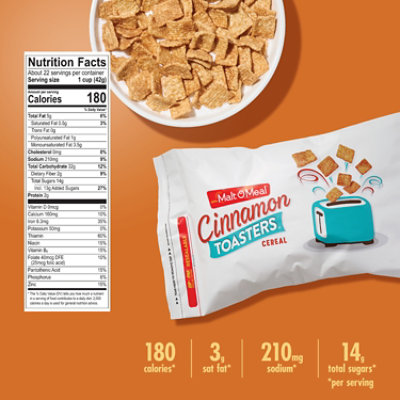 Malt-O-Meal Cereal Cinnamon Toasters Super Size! - 33 Oz - Image 5