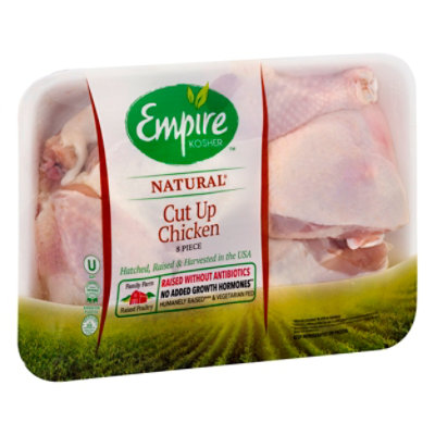 The Kosher Marketplace  Whole Organic Chicken Cut in Eighths