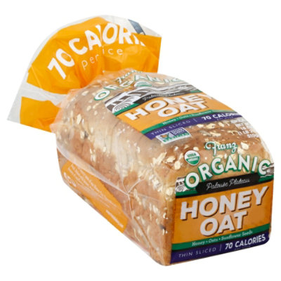 Franz Bread Organic Palouse Honey Oat Thin Sliced 18 Oz Albertsons