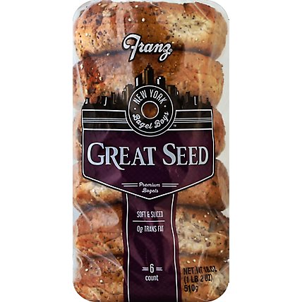 Franz New York Bagels Great Seed - 18 Oz - Image 2