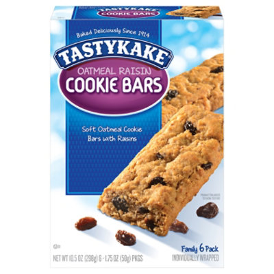 Tastykake Oatmeal Raisin Soft Cookies Bar - 10.5 Oz - Image 3