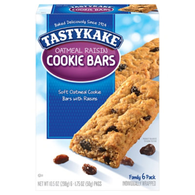 Tastykake Oatmeal Raisin Soft Cookies Bar - 10.5 Oz - Image 1