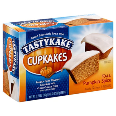 Tastykake Cupcakes Pumpkin Spice - 12.75 Oz - Image 1