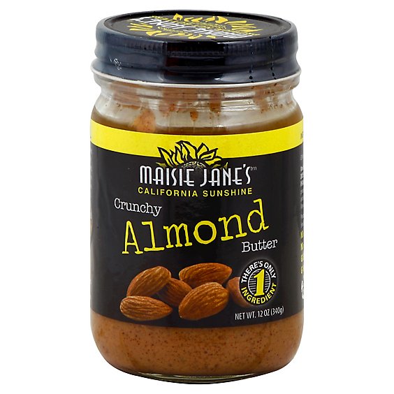 Maisie Janes Almond Butter Crunchy - 12 Oz