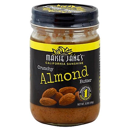 Maisie Janes Almond Butter Crunchy - 12 Oz - Image 1