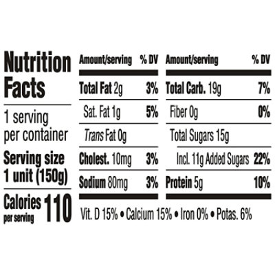Dannon Fruit on the Bottom Peach Low Fat Yogurt 5.3 Oz - Image 3