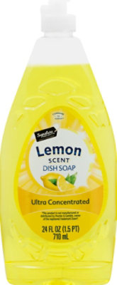 Signature SELECT Dishwashing Liquid Ultra Concentrated Lemon Scent - 24 Fl. Oz. - Image 2