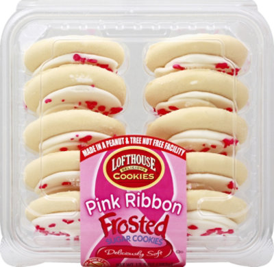 Bakery Cookies Frosted Pink Ribbon - Each - Image 2