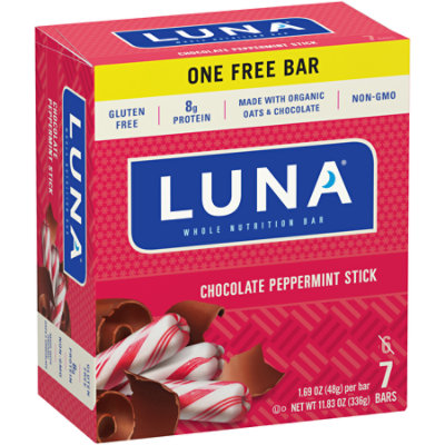 Luna Choc Pprmnt Stk - 7 Count