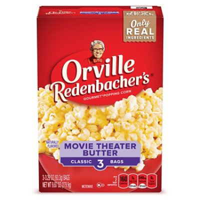 Orville Redenbacher's Movie Theater Butter Microwave Popcorn Classic Bag - 3-3.29 Oz - Image 1