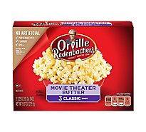 Orville Redenbacher's Movie Theater Butter Microwave Popcorn Classic Bag - 3-3.29 Oz