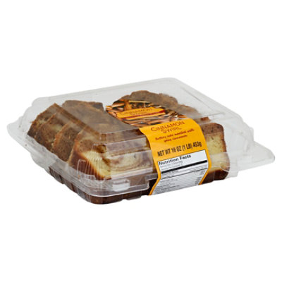 CSM Cinammon Loaf Cake Slice - 16 Oz