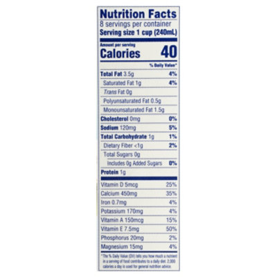 Almond Breeze Coconut Unsweetened Original Almond Milk - 64 Oz - Image 4