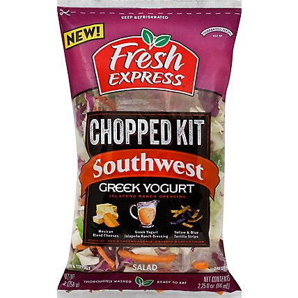 Fresh Express Salad Kit Chopped Southwest Greek Yogurt - 9.1 Oz - Image 2