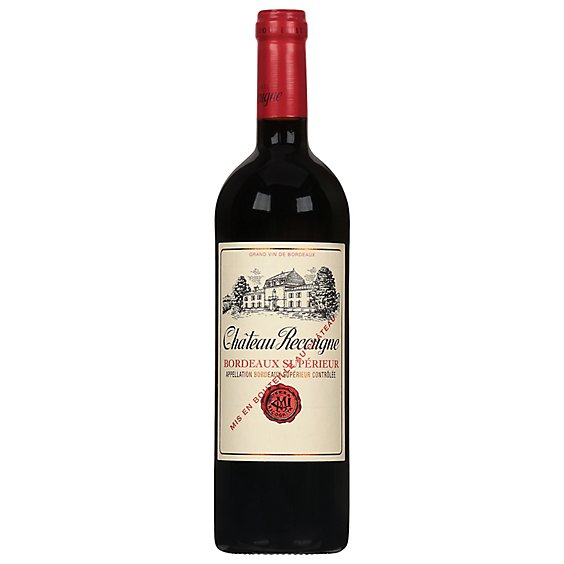 Chateau Recougne Wine Bordeaux Superieur - 750 Ml