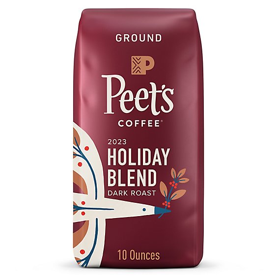 Peet's Holiday Blend Dark Roast Ground Coffee - 10 Oz