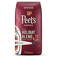 Peet's Holiday Blend Dark Roast Ground Coffee - 10 Oz - Image 1