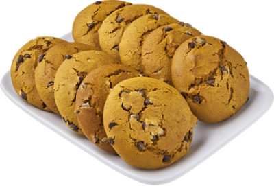 Bakery Cookies Pumpkin Chocolate Chip 10 Count - Each - Image 1