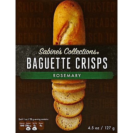 Sabines Collections Baguette Crisps Rosemary - 4.5 Oz - Image 2