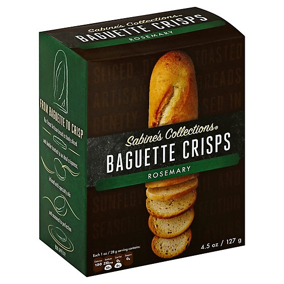 Sabines Collections Baguette Crisps Rosemary - 4.5 Oz