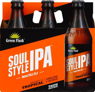 Green Flash Soul Style Ipa In Bottles - 6-12 Fl. Oz.