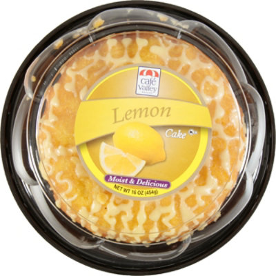 Cafe Valley Bakery Cake Bundt Lemon - Each - Image 2