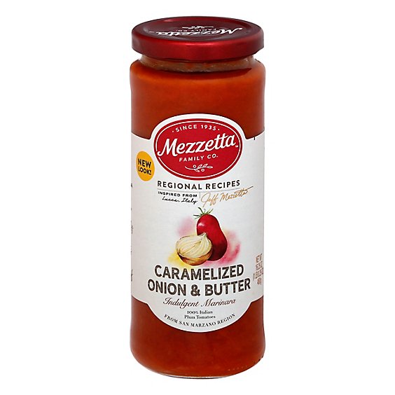 Mezzetta Marinara Sauce Indulgent Caramelize Onion & Butter Jar - 16.25 Oz
