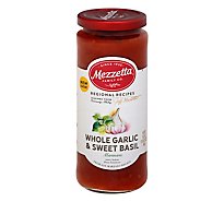 Mezzetta Marinara Sauce Whole Garlic & Sweet Basil Jar - 16.25 Oz