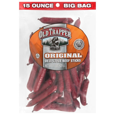 Old Trapper Beef Stick Deli Style Original - 15 Oz - Image 1