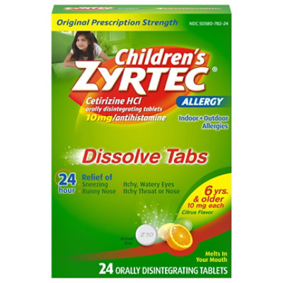 Childrens Zyrtec Oral Dissolve Tabs - 24 Count - Image 3